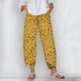 thumbnail image 2 of CLOOCL Women Loose Plus Size Long Pants Vintage Apricot Flower 3d Printed Wide Leg Pants Female Pockets Trousers, 2 of 6