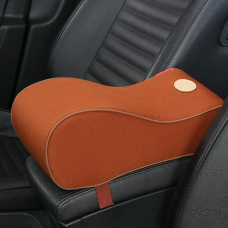 Car Seat Covers Armrest Universal Car Armrest Seat Center Console Cover Cushion Arm Rest Support Pillow Box Pad Black ()