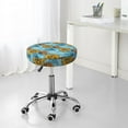 thumbnail image 7 of Kdxio Sunflowers Print Stool Covers Round,Stretch Round Bar Stool Covers Washable Bar Stool Cushion Slipcover for 12-15 Inch Chair, 7 of 7