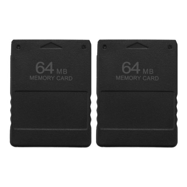 2X Nueva Tarjeta de Memoria de 64MB para El Juego de Consola PS2 de 2