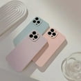 thumbnail image 3 of ML Fashion Solid Candy Color Glossry Silicone Phone Case For iPhone 11 12 13 14 15 Pro Max 16 Plus Shockproof Bumper Back Cover, 3 of 7
