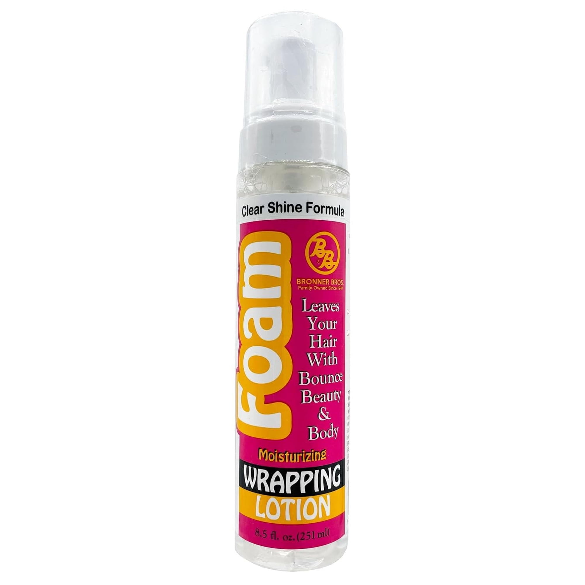Bronner Bros Moisturizing Foam Wrap Lotion (Pack of 4)
