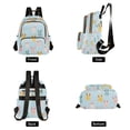 thumbnail image 4 of FORMRS Mini Backpack Purse for Women Travel Daypack Casual Shoulder Bag, Cute Rabbits, 4 of 7