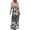 Dark Green, variant on Hawaiian dresses for women Bohemian Off Shoulder Maxi Floral Print Beach Vacation Outfits Size L