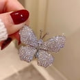 thumbnail image 4 of TNOBHG Butterfly Brooch Women Brooch Butterfly Shape Vintage Bag Coat Collar Hat Scarf Decoration Coat Brooch, 4 of 8