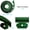 Green, variant on NefLaca Plastic Landscape Edging Kit, 2 inch x 33 Ft Garden Edging Border with Connectors, Hammer, Gloves and 30 Pcs Stakes for Garden Lawn Path Side-Green