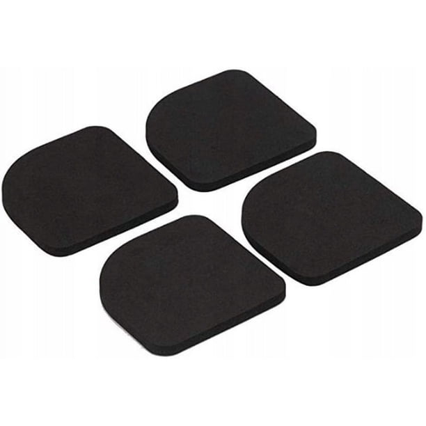 Lavadora con absorción de impactos, alfombrilla negra para pies para lavadora, alfombrilla de goma para lavadora general, secadora de refrigerador, cinta de correr, accesorios para electrodomésticos g