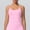 A1418 Pink, variant on Camisole for Women Scoop Neck Spaghetti Strap Slim Fit Cropped Length Athletic Performance Activewear Summer Top Lightweight Breathable Stretchy Yoga Workout Basic Tank