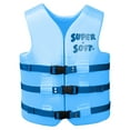 thumbnail image 1 of TRC Recreation Super Soft Small Life Jacket Vinyl Coated Foam Swim Vest, Blue, 1 of 8