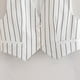 thumbnail image 5 of Pantalones Traje de moda de 2 piezas para mujer Traje elegante a rayas Cómodo ajustado para oficina Traje de viaje Cgtredaw Blanco S para Mujer, 5 of 9