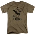 thumbnail image 2 of Popeye Thug Adult 18/1 T-Shirt Safari Green, 2 of 2