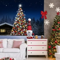 Faceless Old Man Gnome Christmas Ornament, Non-Woven Fabric Desktop Decor, Cute Doll Decoration, for Window Sill and Holiday Display