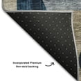 thumbnail image 5 of Addison Rugs Mayfield Premium Machine Washable Transitional Contemporary Blue Rectangle Rug, 9' x 12', 5 of 6