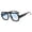 Sky Blue, variant on DFEK Classic Round for Women and Men with Large Frame Fashion Shades Gold