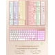 thumbnail image 2 of Combo de teclado y ratón inalámbricos SABLUTE retroiluminado en oro rosa, 2 of 7