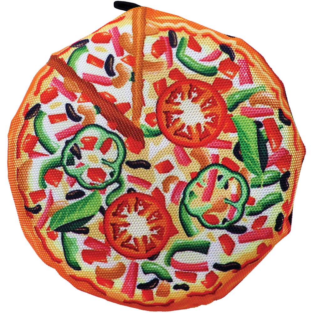 squeaky pizza dog toy