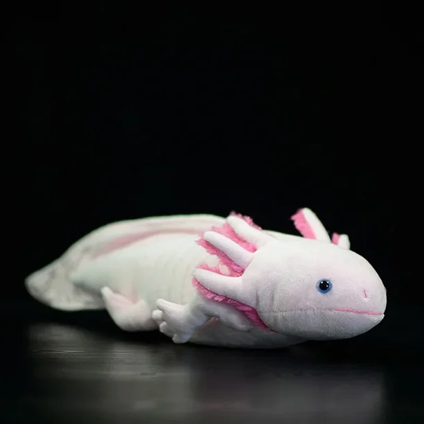 Juguete de peluche Axolotl realista para adultos y niños, suave, lindo, Ambystoma, mexianum, Animal de peluche, regalos