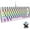 White-Blue Switch, variant on Wired Gaming Keyboard Rainbow Backlit Mechanical Keyboard Type-C 84 Keys Full Keys Anti-ghosting for PC Gamers Work Office Blue Switch & Red switch