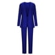thumbnail image 5 of Conjuntos de Camisas Para Mujer Traje de Negocios Trajes de 2 Piezas Abrigos de Manga Larga Tops Conjuntos de Pantalones Largos Sólidos Odeerbi  ODB127616, 5 of 9