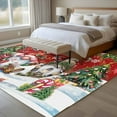 thumbnail image 4 of 8x10 Area Rugs for Living Room, Red Christmas Non Slip Area Rugs for Kitchen Bedroom Entryway, Gnomes Xmas Tree Snowflake Gifts Washable Carpet Runner Rug Floor Mats for Bedroom Home Decor, 4 of 9