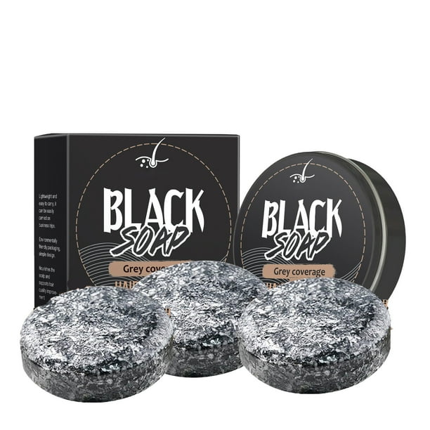 Jabones para revertir el cambio de color del cabello. El jabón negro se usa para oscurecer el cabello. El jabón negro natural se usa para hidratar y humectar el cabello tanto de hombres como de mujere