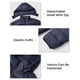 thumbnail image 4 of Chaqueta TBMPOY para hombre, ligera, acolchada, con capucha, azul marino, talla L, 4 of 7