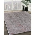 thumbnail image 2 of Ahgly Company Indoor Rectangle Mid-Century Modern Puce Purple Oriental Area Rugs, 2' x 4', 2 of 6