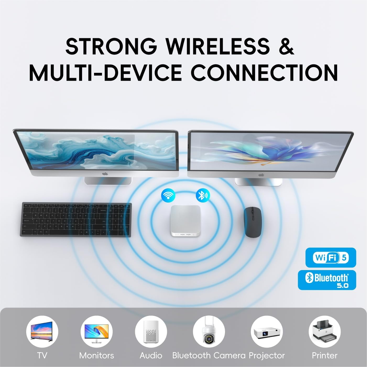 Mini PC 16GB DDR4 512G SSD Twin Lake N150 Windows 11, 4K Dual display HDMI+DP+2xUSB 3.2+2xUSB 2.0+WiFi,BT, Small PC Desktop for Business Home Office Mini PC-N150