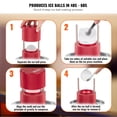 thumbnail image 3 of Máquina para hacer bolas de hielo Ice Ball Press VEVOR de 2.4 pulgadas con pinza roja, 3 of 9