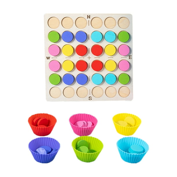 Juego de pensamiento de simetría de Color divertido juego de simetría de imagen de espejo creativo juego de simetría de percepción de Color de ajedrez juguetes de educación temprana Likrtyny juguetes de los niños