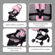thumbnail image 5 of Carriola Para Bebé Aeiou Suiza Con Capota Amplia Rosa, 5 of 7