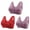 Red, variant on BVOFAR Daisy Bras for Older Women No Underwire Front Closure Bra Plus Size Full Coverage Bras Soft Cotton Everyday Bra 3 Pcs