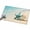 Aqua, White, Sand, variant on 2x3 Ft Entryway Area Rug, Summer Beach Kitchen Rug Runner Washable Floor Mat, Tropical Turquoise Starfish Conch Coastal Non Slip Indoor Door Mat Throw Carpet for Bathroom Living Room Bedroom