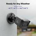 thumbnail image 4 of SANNCE HD 1080P CCTV Security Cameras 2pcs 2.0MP Outdoor Home Video Surveillance Wired Camera CCTV System Black, 4 of 10