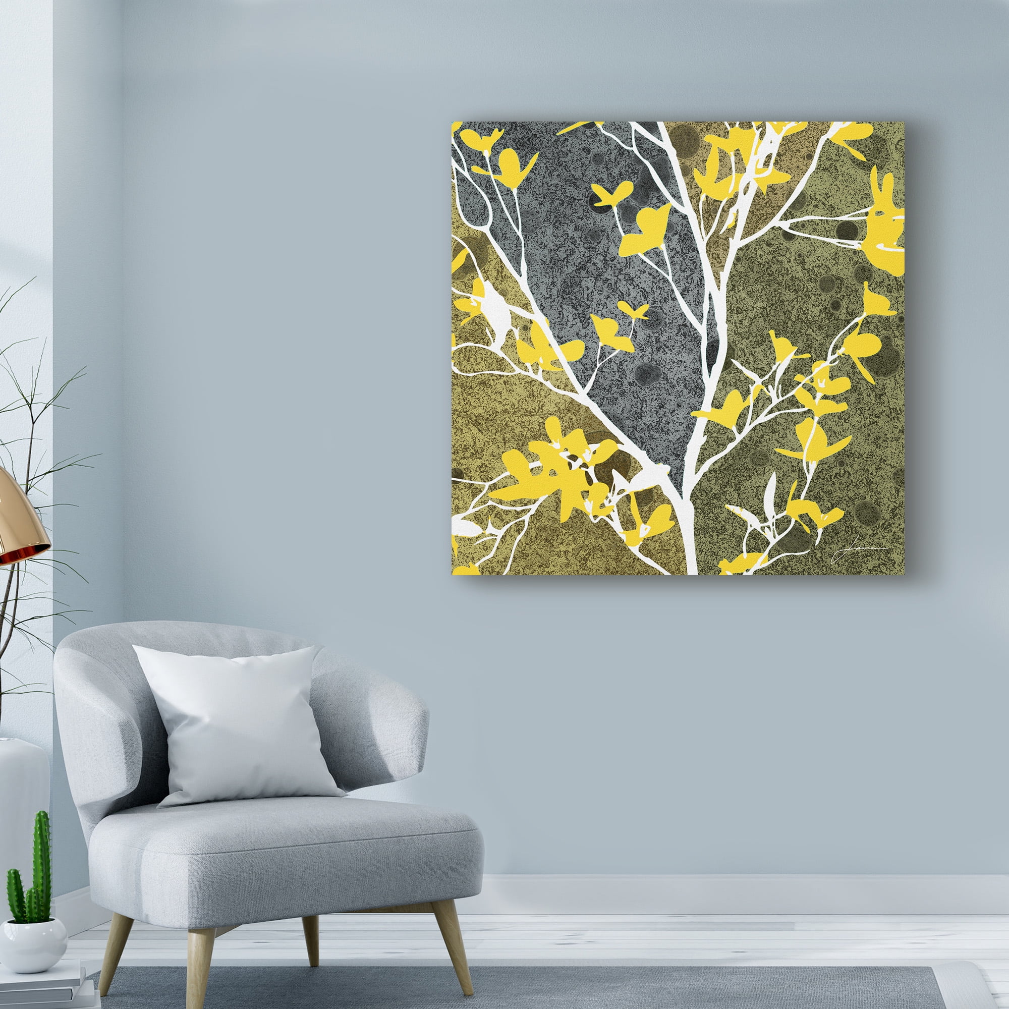 Trademark Fine Art 'Moon Flowers I' Canvas Art by James Burghardt