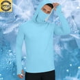 thumbnail image 2 of Riecok Long Sleeve Shirts for Men UPF50+ Sun Protection Pullover Breathable Quick Dry Tops with Thumbholes Hiking Clothes Light Blue 4XL, 2 of 8