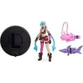 thumbnail image 6 of League of Legends, Official 4-Inch Jinx Collectible Figure with Premium Details and 2 Accessories, The Champion Collection, Collector Grade, Ages 12 and Up, 6 of 6