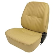 Procar 80-1400-53L LH-Side Low Back White Vinyl Bucket Seat Fits select: 1975-2003 FORD F150, 1993-2007 HONDA CIVIC