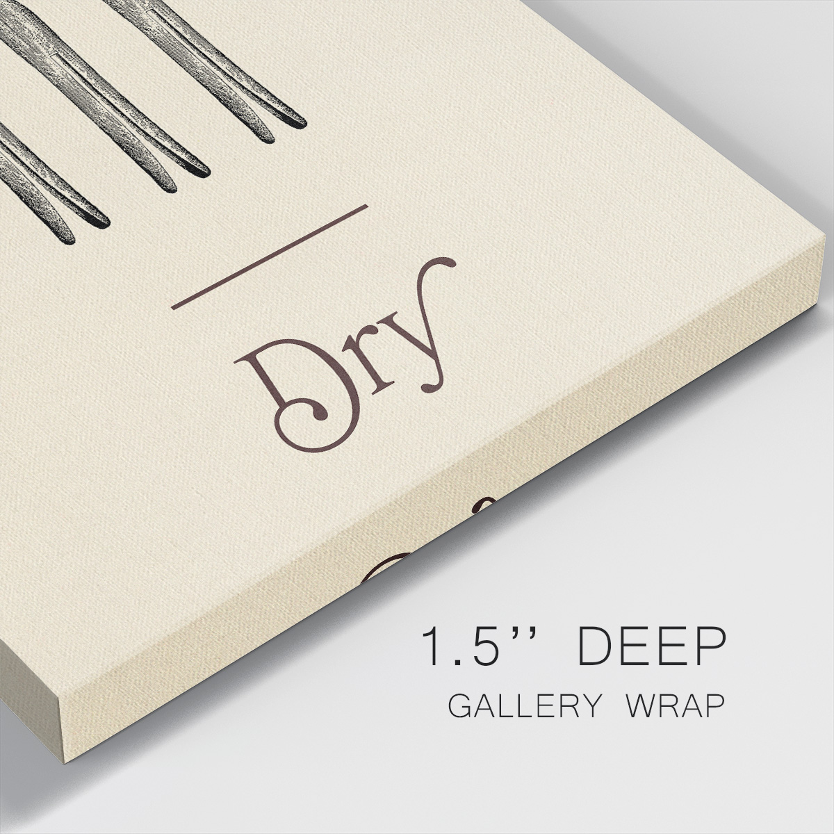 Wexford Home Laundry Sign II-Premium Gallery Wrapped Canvas, 32" x 32" - Ready to Hang