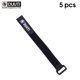 thumbnail image 2 of Paquete DUUTI de 5 Cierre de nylon 25cm Lazos de cinturón de cierre de hebilla inversa Conjunto de cinta de bicicleta portátil Cilindro de aire Pantalón Sticky Strap Black Inevent OD003247-05, 2 of 7