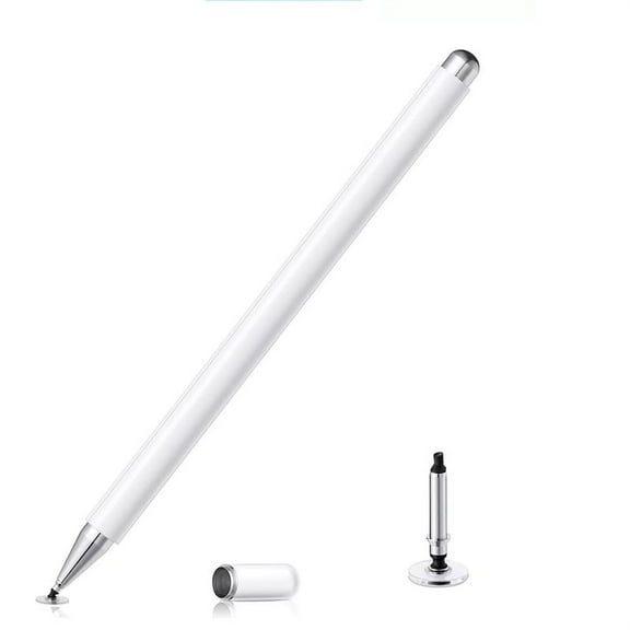 AT-29  High Accuracy Single Use Magnetic Suction Passive Capacitive Pen Mobile Phone Touch Stylus Stylus with 1 Pen Head(White)