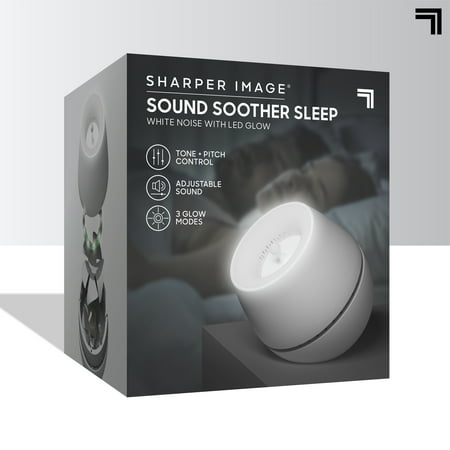 Sharper Image® Sound Soother Wind, White Noise Machine With LED Glow