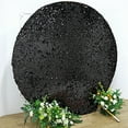 thumbnail image 5 of BalsaCircle 7.5 feet Big Payette Sequin Round Backdrop Stand Cover Wedding Party Events Home Decorations, 5 of 8
