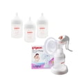 thumbnail image 1 of Pack 3 Biberones Pigeon Softouch 160ML y Extractor de Leche, 1 of 10