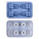 thumbnail image 1 of Cubito de hielo de silicona con formas divertidas Bandeja para cubitos de hielo grande con tapa de embudo Fácil liberación de hielo para 1 pieza, 1 of 3