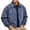 Light Blue, variant on Jacket for Men Solid Color Turndown Collar Zip Up Jackets With Pockets Long Sleeve Casual Tops