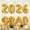 Gold - 2026, variant on Silver 2026 GRAD Foil Balloons, 16 Inch Metallic Silver Grad Congrats Balloons Banner for Graduation Decorations 2026, College High School Class of 2026 Graduate Congratulations Party Decor Supplies