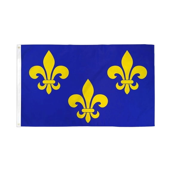 Fleur De Lis (Blue 3) Flag 3x5ft Poly