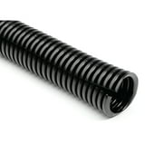 Kable Kontrol Corrugated Split Wire Loom Tubing - 3/8 Inside Diameter - 250' Length - Black