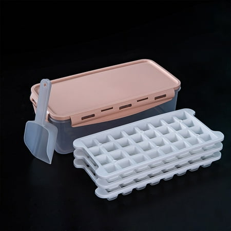 

Herrnalise Ice Tray Mold Silicone Ice Box Frozen Ice Cubes Mold Household Ice Maker Refrigerator Freezer Ice Cubes Box Home Essentials